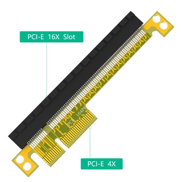 PCI-E 4X a 16X tarjeta de aumento de 107.6 mm para el PCI Express 3.0