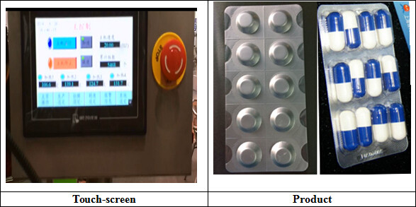 DPP-140E Small Alu Alu Blister Packing Machine for Health Care Products