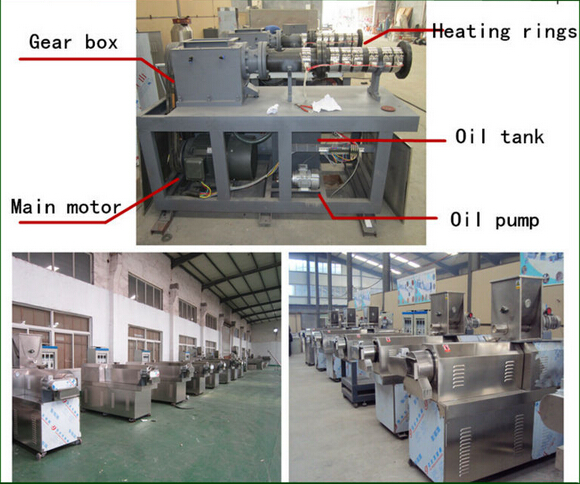 Stainless Steel Puff Corn Snack Food Extruder Machine Puff Snack Extruder