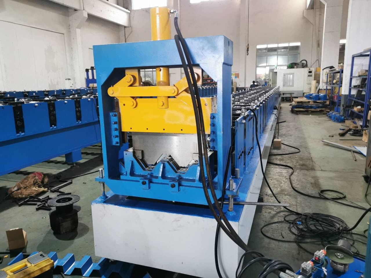 W‑Pan Deck Interlocking Structural Steel Roof Deck Snap‑Lock Side Joint for Industrial Warehouse Roof