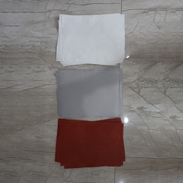 Durable Welding Protection Silicone Fiberglass Cloth High Temperature Resistance Silicone Coated Fiberglass