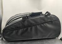 Bolsa de raquete de padel preta OEM de grande capacidade mochila de ombro duplo