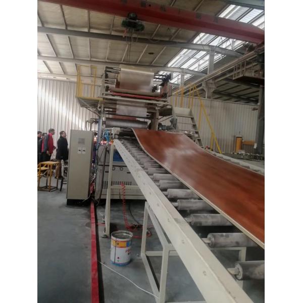 Customized Plastic Sheet Extrusion Machine For PVC Artifical Marble Sheet Board