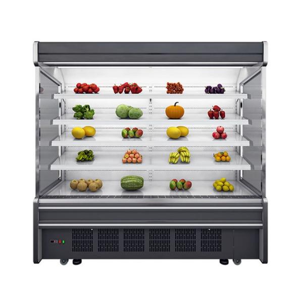 Plug-in Type Vegetable Display Fridge Multideck Display Chiller Commercial Open Case Chiller