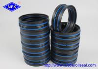 Black Blue Hydraulic Piston Seals , Double Acting Piston Seal 80*60*35.1mm Size