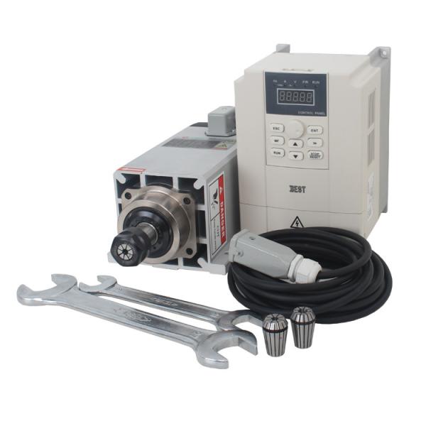 8.0KG CNC Router Fuso 105*102 3.5kw 300hz 18000rpm Motor de fuso arrefecido a ar