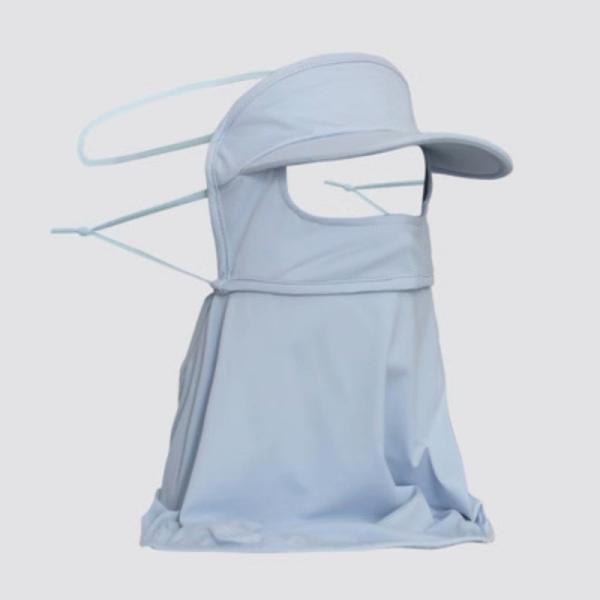THE INTERNET CELEBRITY EXPLOSION COVERS THE WHOLE FACE TO PREVENT ULTRAVIOLET LIGHT WOMEN'S SUMMER THIN FACE MASK WITH A