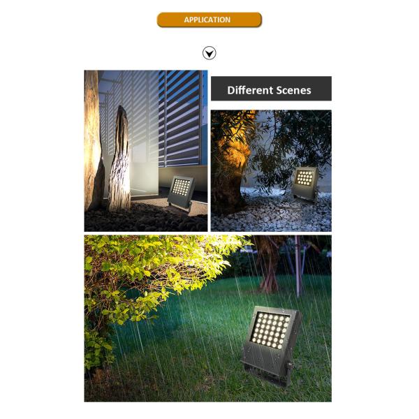 18W 24VDC светодиодный садовый свет водонепроницаемый наружные деревянные огни