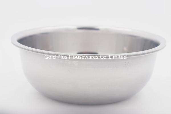 24cm China suppliers stainless steel restaurant food serving tray laser print Wash Basin