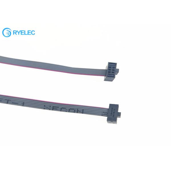 Double Row 1.27 mm Pitch Ribbon Cable , IDC 0.635mm Ribbon Connector Cable