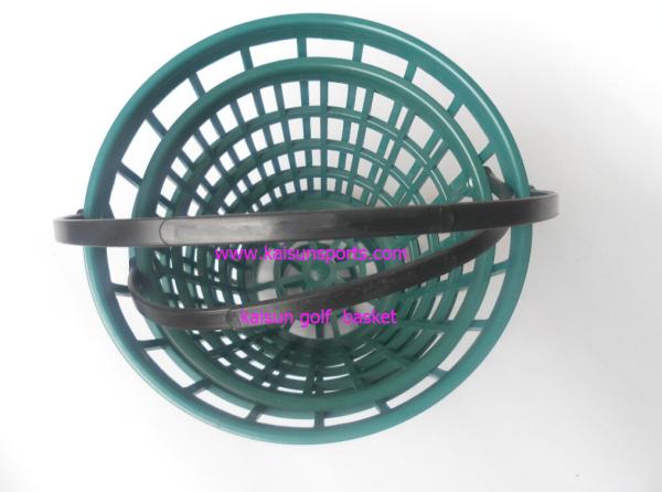golf basket , plastic golf basket , green plastic golf basket