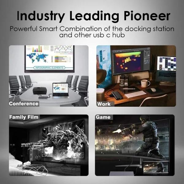 Многофункциональный адаптер USB типа C для многозадачности и передачи данных