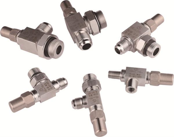 Thread Connecting Charging Valve In Refrigeration System / refrigerator recharge valve