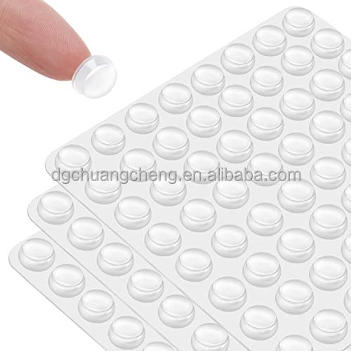 Self-Adhesive Clear Silicone Cabinet Bumpers Soft Close Pads for Door Drawers Home Appliance Rubber Cutting Board