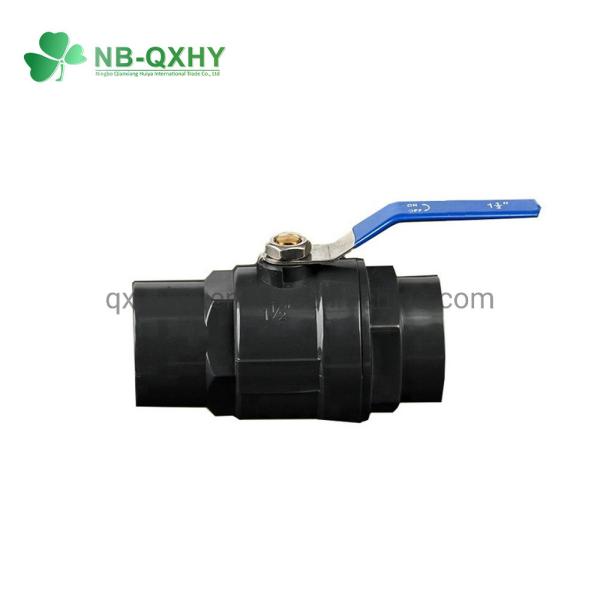 2 pulgadas de plástico de aço inoxidável Manobra 2 PCS PVC válvula de bola fácil abrir e fechar muito