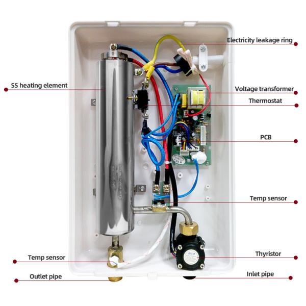 Endless Induction Water Heater 7000W Isea Electric Water Heater