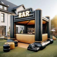 Grand design supérieur gonflable nouveau bar plateforme de loisirs bar de fête gonflable 2024 nouveau design piscine à eau pub