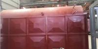 Tipo horizontal ateado fogo carvão da caldeira de vapor da baixa pressão 1Mpa 1tph