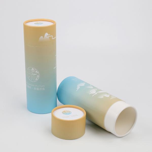 Kraft Paper Tube Packaging, пищевая картона, цилиндровый контейнер для чая