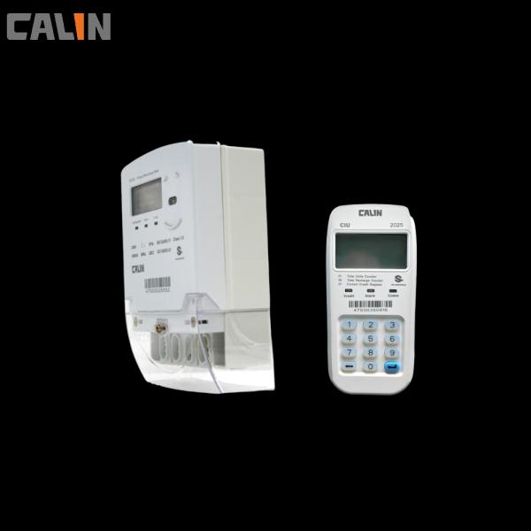 Split Type Single Phase Prepaid Electricity Meters BS5685 Footprint Kwh Meter