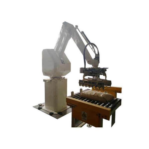 Synchronous Belt Palletizing Robot with 4 Axis Movement and PLC Control for 500-800 Cartons/Hour in Food Industry