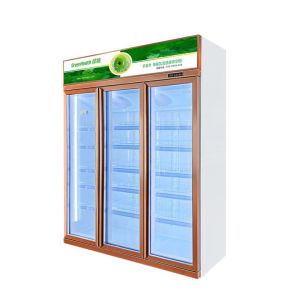 Дисплей двери холодильника 3 напитка славного возникновения роскошный коммерчески чистосердечный