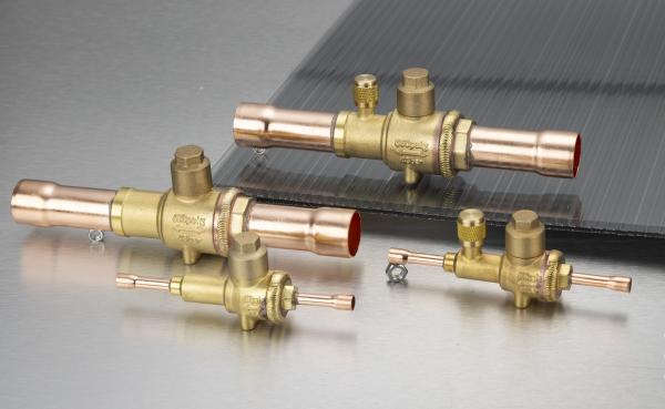 HONGSEN QFT Model Durable Copper Ball Valve ID 6.50mm for Refrigeration & A/C Systems R22/R134A Etc. 0.3kg with 1 Year Warranty