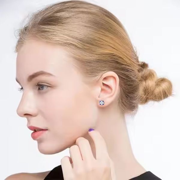 14K 18K  24KGold Plumeria Full Hoop Earrings A Must-Have for Your Jewelry Collection