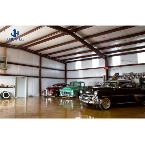 Cutting Service Prefab Warehouse Steel Structure Garage Building With Low Carbon Steel