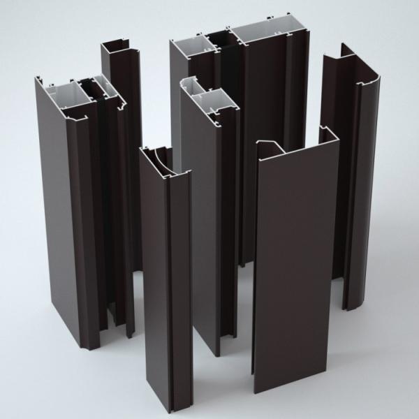 Шампань анодировала профиль алюминиевого окна дома штранг-прессований алюминиевый