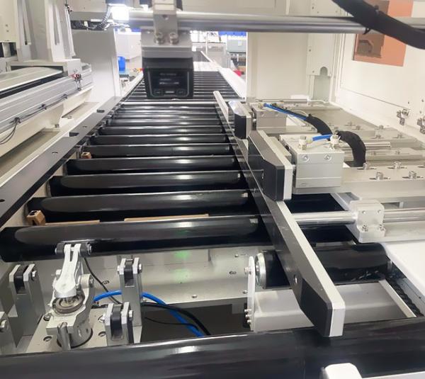 Drum Width 400 mm ESD-Safe Roller Conveyor Line For PCB Assembly with Belt Type Roller