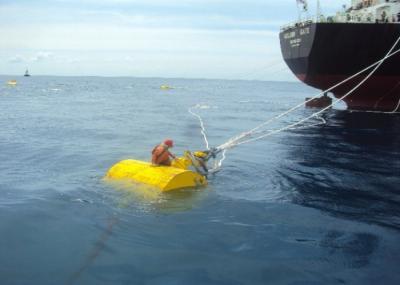 Boia de amarração de aço a pouca distância do mar 1200mm do fuzileiro naval com os ganchos da boia da liberação rápida