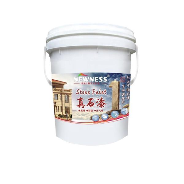 5000 vezes resistência ao esfregão textura de pedra pintura exterior flocos de granito revestimento fácil