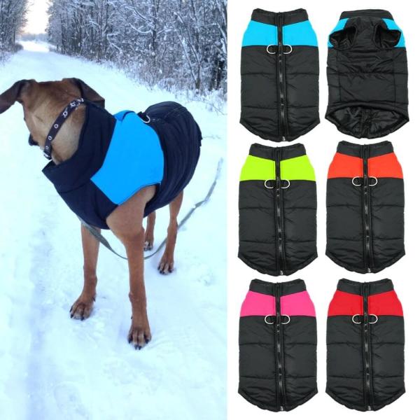 O cão impermeável reveste, roupa morna do inverno do cachorrinho/veste/revestimento