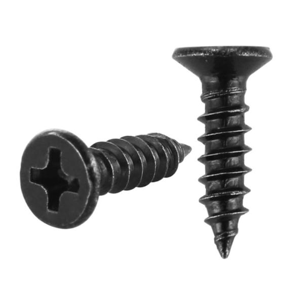 Écroues à vis à tête croisée en acier noir oxyde de carbone Phillips de catégorie 4.8 C1045 DIN 968