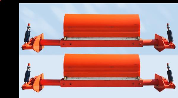Belt Conveyor Cleaner Urethane Scraper For Conveyor Head Pulley Carryback Removal