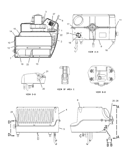 358-7085 3587085 Fan Fitting Excavator Air Conditioner Parts For 414E 416D 416E 416F