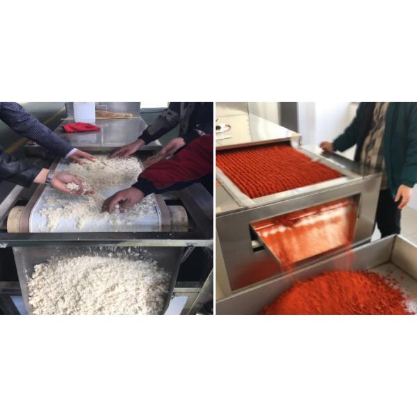 24kw flower fruit belt micro wave dryer oven