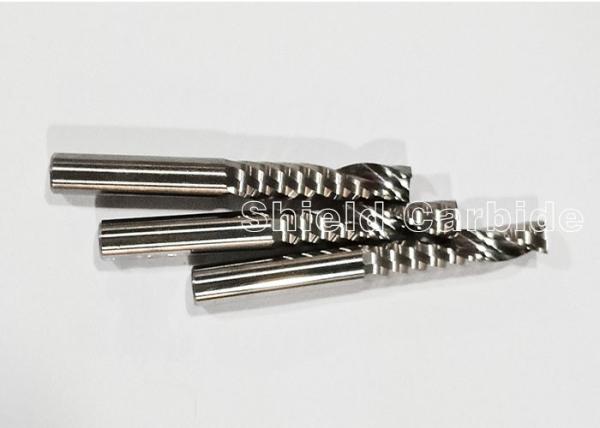 Micro Grain 2 Flute Carbide End Mill Compression Bits For Slot Milling