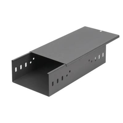 Silver ISO 9001 Wall Mount Electric Cable Tray Industrial With Customizable Weight /  Load Capacity