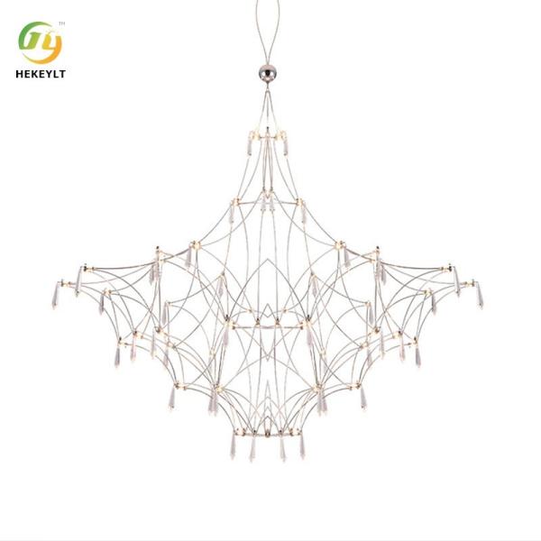 Sala de visitas simples italiana Crystal Light da casa de campo da adega de Art Chandelier Firefly Star Light
