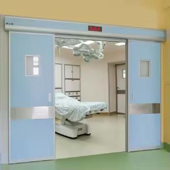 YANING Porte de salle d'opération à capteur automatique à bascule Porte coulissante d'hôpital étanche