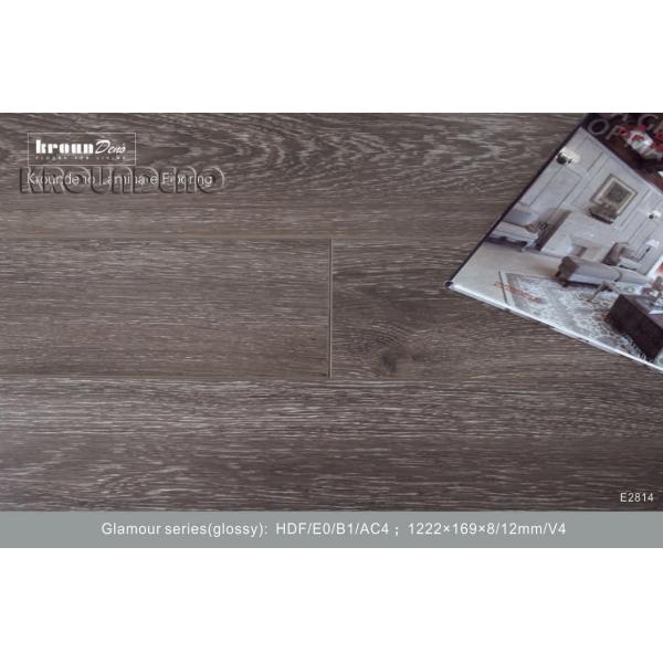 Dark Grey Oak Glamour Laminate Flooring