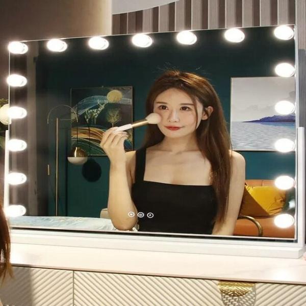 Adjustable Hollywood Mirror 80cm Touchscreen Led Makeup Vanity Mirror