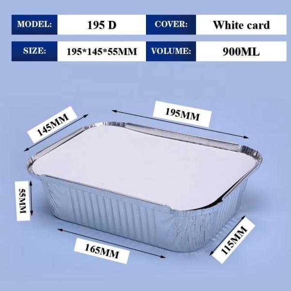 Disposable Aluminum Foil Lunch Box Small Hot Pot Takeout Pot With Grilled Fish Aluminum Foil Meal Heated