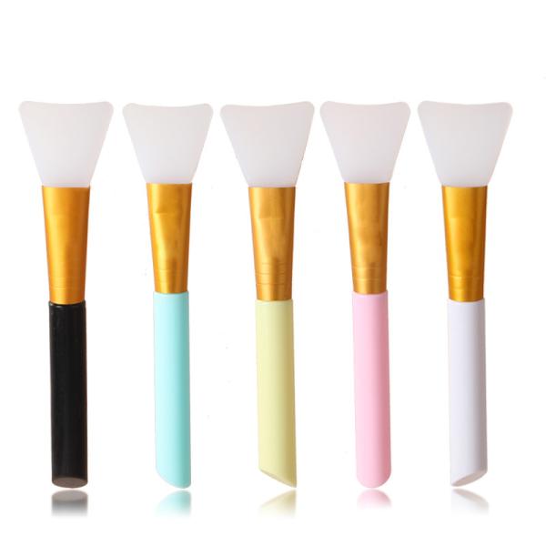Flat Silicone Gel Make Up Brushes Soft Head Facial Beauty Applicator Mud Film