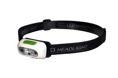 Adjustable 120lm Waterproof USB Rechargeable Headlamp