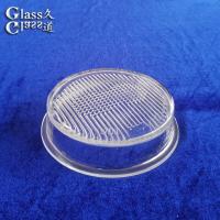 Capa de luz de vidrio texturizado de borosilicato moldeado para difusión de luz