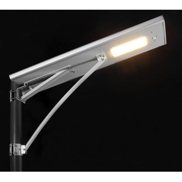 20W - 120W Waterproof Solar LED Street Light Die Casting Aluminum 150LM/W Used In Pathways And Walkways