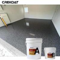 Versatilité décorative Meilleur revêtement de sol de garage Polyaspartic pour des designs uniques